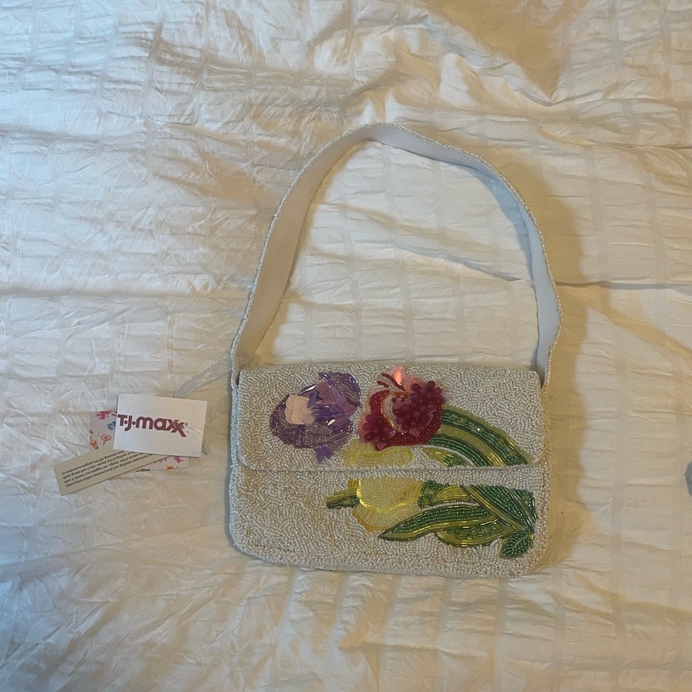NWT Viral TikTok Beaded Floral Bag - Marshall’s + TJ Maxx